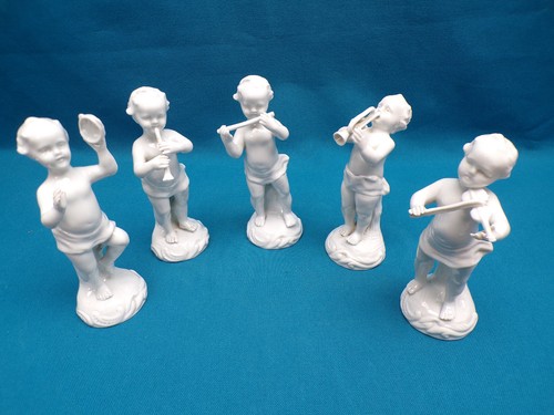 Lot anciens putti musiciens - anciens,