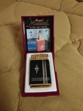 BRIQUET VINTAGE   ROYAL MUSICAL  GAS LIGHTER 
