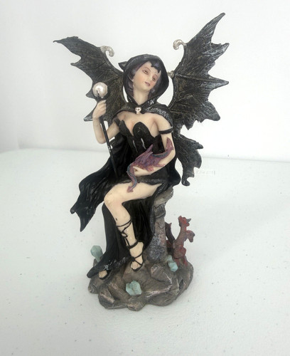 Medieval gothic black fairy - gothic,
