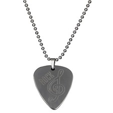 Pendentif médiator acier