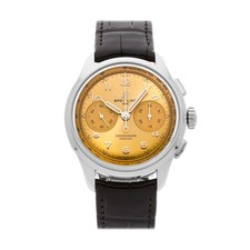 Breitling Premier B09 Chronographe Acier Manuel Champagne Bracelet AB0930F51H1P1