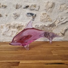 DAUPHIN VERRE MILOSLAV JANKU ZELEZNY REPUBLIQUE TCHEQUE TBE 1960 SCULPTURE