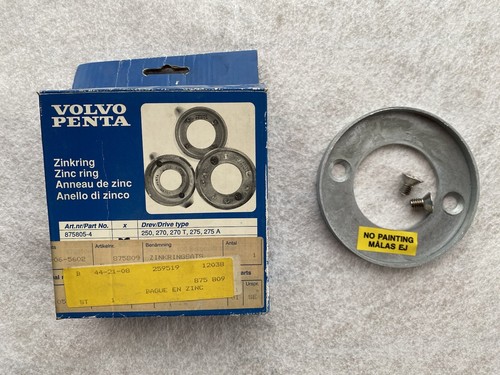 875809 volvo penta anode zinc - volvo,