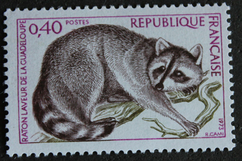 Timbre france raton - france,