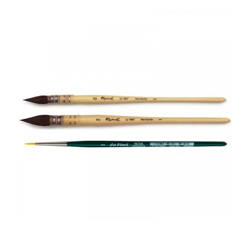 Lot pinceaux aquarelle - lot, de