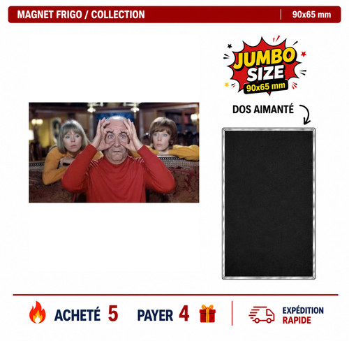 Magnet frigo louis funes - louis, de