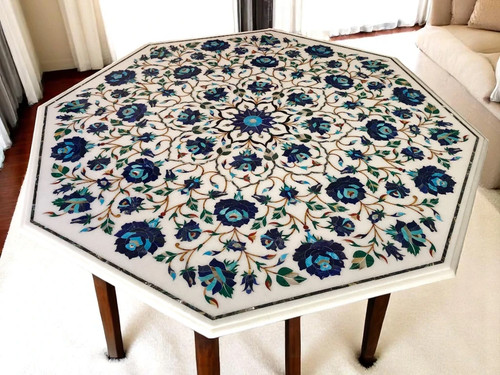 Octagonal marble inlay - octagonal,