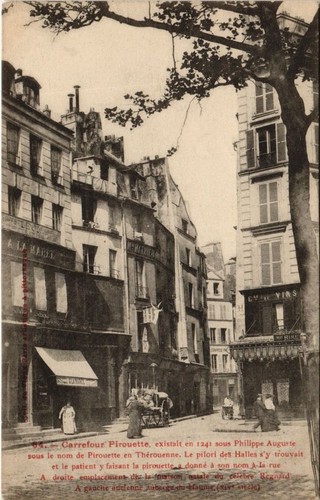 Cpa paris carrefour - 1e,