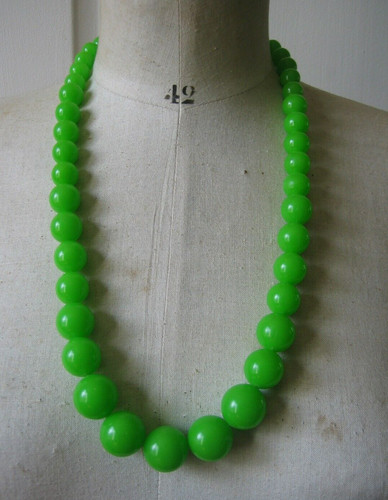 Ancien collier perles - collier,