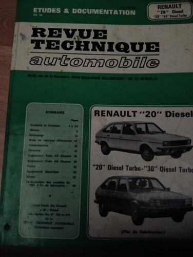 Manuel technique renault - manuel,