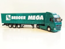 camion eligor lbs 1/43 Volvo FH Tautliner Breger Mega