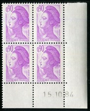 TIMBRE COIN DATE : LIBERTE 