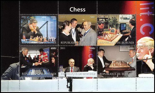 0121 burundi echecs - echecs, (chess)