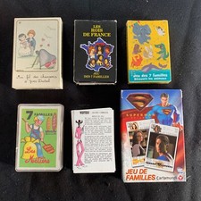 Lot de 6 Jeux des 7 familles