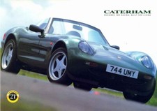 Catalogue Brochure Caterham 21 1999 Grande Bretagne / U.K.
