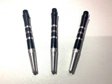 Lot de 3 tiges Shaft spin tournante noire pour jeu de fléchettes électronique