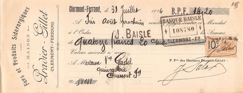 1924 fers produits - 1924, et
