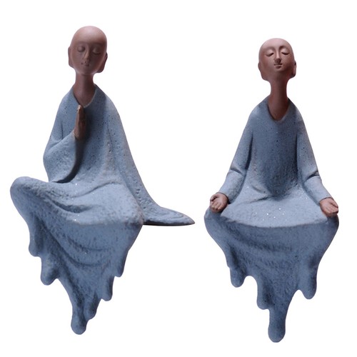 Miniature bouddha moine statue - bouddha,