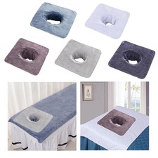 Serviette de SPA avec trou pour le visage, serviette de massage à vapeur pour