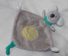 DOUDOU TIGEX KOALA PLAT  GRIS ROND JAUNE