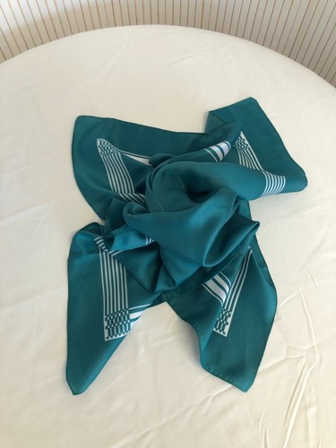 Foulard carré vert cadre - carré,