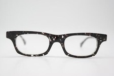 Lunettes Alain Mikli 0189 Marron Transparent Oval Cadre De Lunettes Neuf