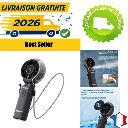 Mini ventilateur brumisateur