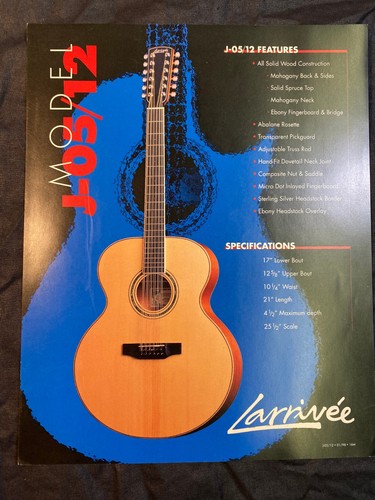 Larrivee 12 acoustic - larrivee, j-05/12