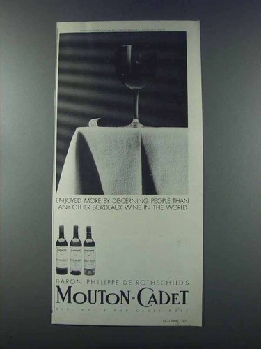 1981 mouton cadet wine - 1981,