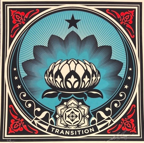 Sérigraphie shepard fairey - shepard,