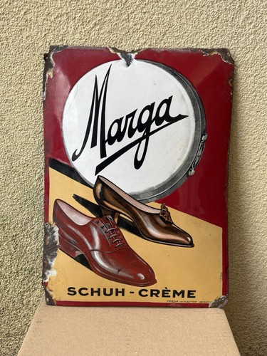 Plaque émaillée marga - Émaillée, schuh