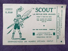 scoutisme : Buvard publicitaire scout Pierre Joubert - 2eme guerre