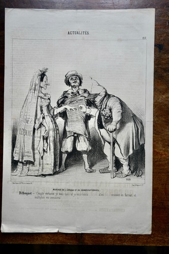 Daumier lithographie - daumier,,
