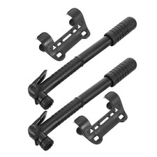  Lot de 2 pompes à main pour pneus de vélo : mini gonfleur portable pour vélo –