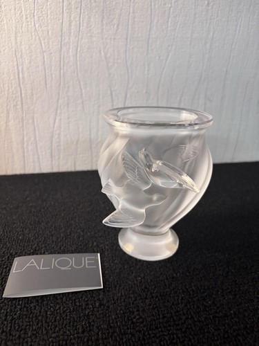 Vase décor oiseaux cristal - vase,
