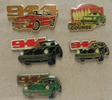 LOT DE 5 PIN'S PORSCHE 911/944