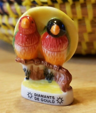 Fève - Oiseaux - Diamants de Gould   .....    (Ref. 1823)