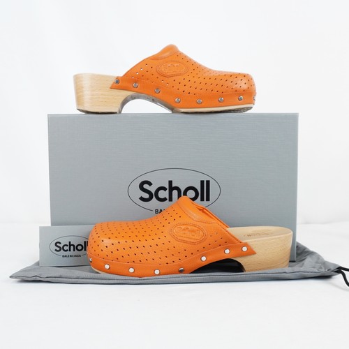 Balenciaga scholl leather - balenciaga,