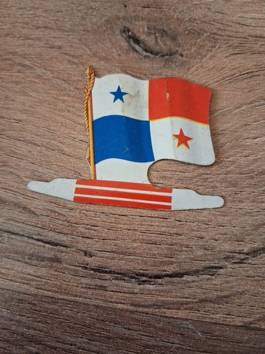 Plaque metal drapeau biscuits - plaque,