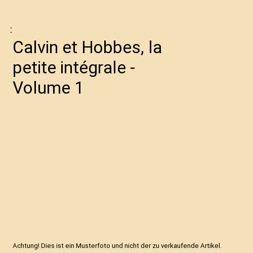 Calvin hobbes la petite - hobbes,,