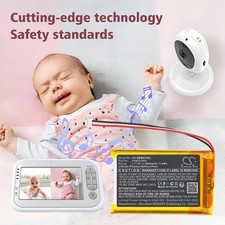 Batterie 2000mAh type AHB653860 pour JSLBtech  Video Baby Monitor