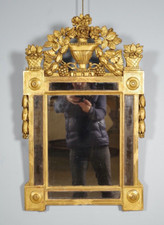 Miroir à parecloses époque Louis XVI