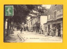 SAINT-MAMMES (77) Commerces "BOULANGERIE CAJON" & EPICERIE FERLET animée en 1909