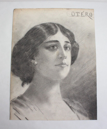 Ancien dessin crayon - , fusain