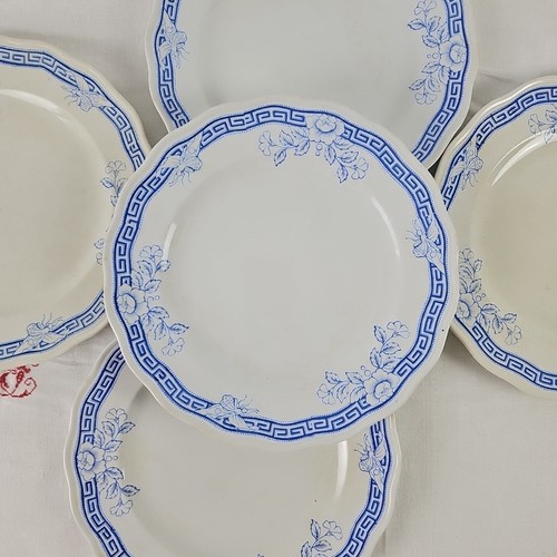 Assiettes plates faïence - assiettes, en