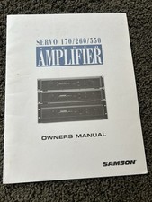 Samson Stereo Amplifier Amp