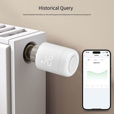 Thermostat de Radiateur Programmable Compatible pour ZigBee pour Contrôle Chauf