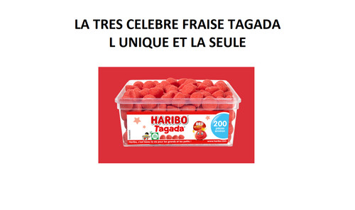 Bonbons haribo fraise tagada - haribo,