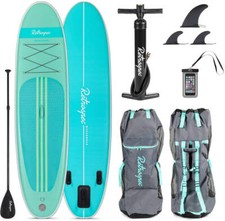 Retrospec Weekender 10' Isup Sup Stand Up Paddle Complet Set Seafoam Turquoise