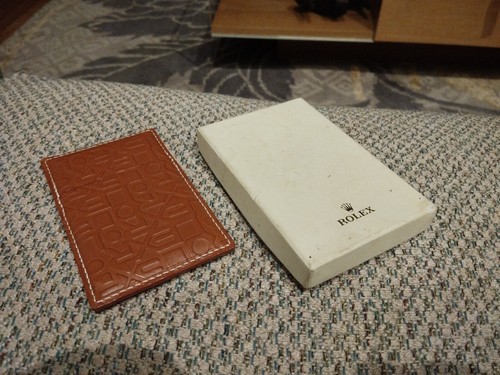 Rolex pochette cuir avec - rolex,